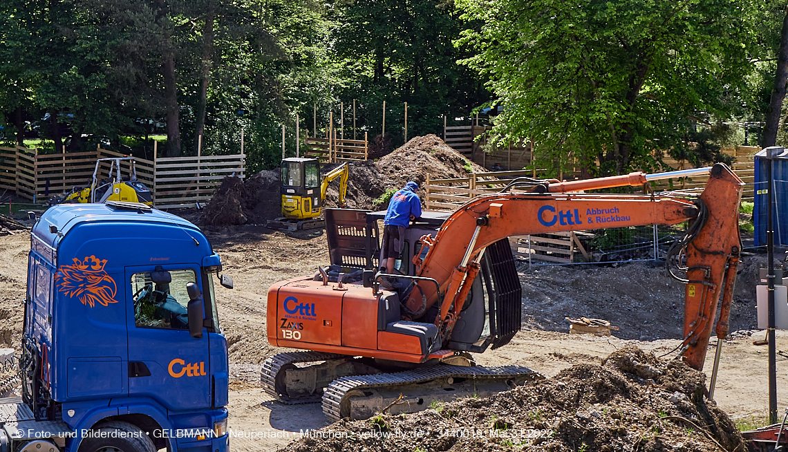 31.05.2022 - Baustelle am Haus für Kinder in Neuperlach